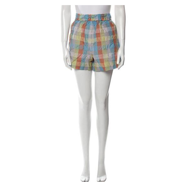 Ganni Printed Mini Shorts Brand New Women's Sz 12US /42GER - Picture 8 of 12